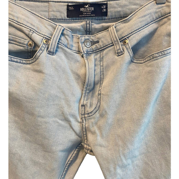 EUC Hollister Light Blue Denim Slim Taper Jeans - Picture 8 of 8